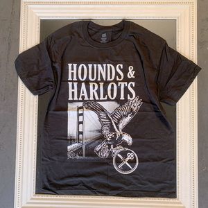 Black original Hounds and Harlots size Medium t-shirt traditional skinhead punk